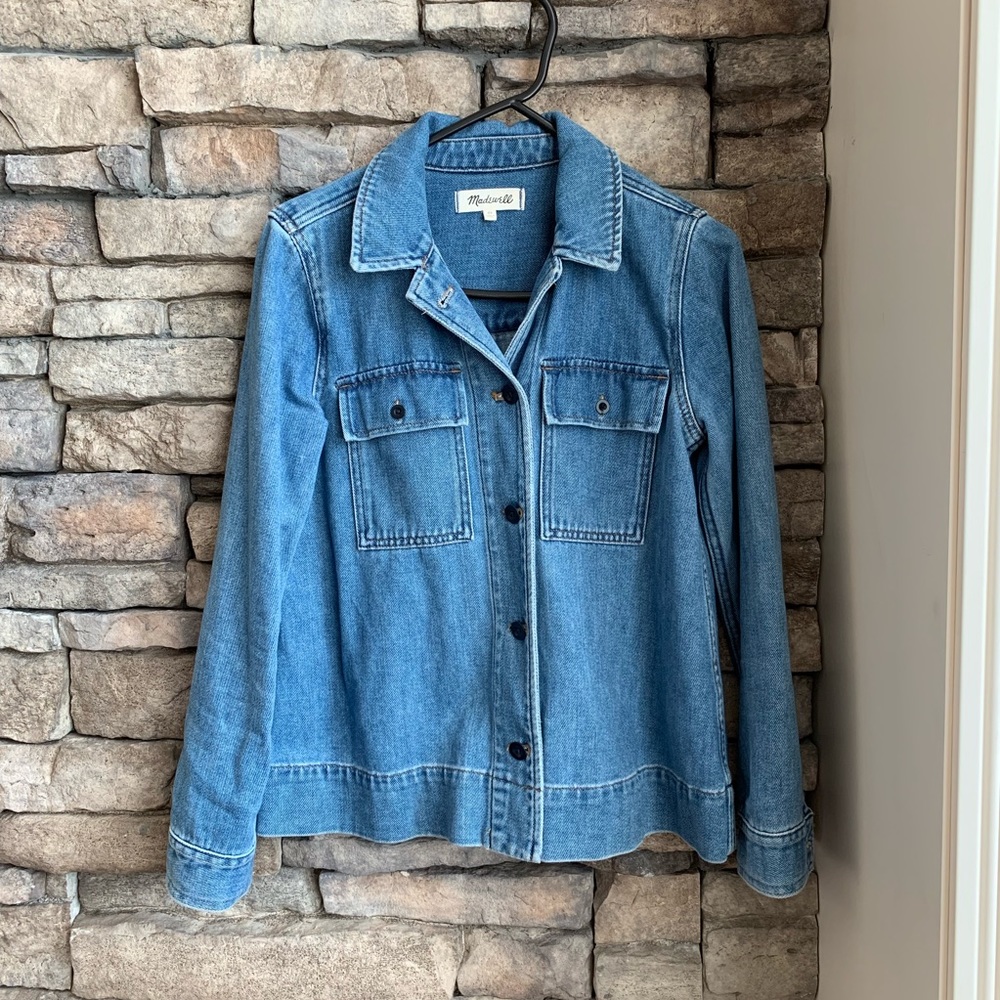 Madewell | Northward Crop Jean Jacket